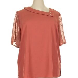 BloomChic Plus Size 3XL Asymmetrical Neck Tops us22-24